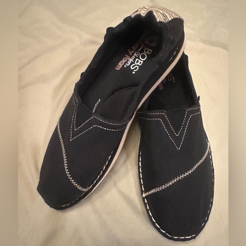 BOBS from Skechers Navy Blue Flats